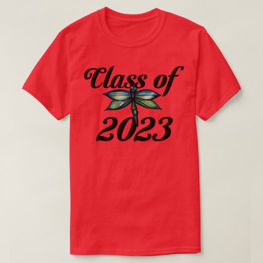 Klasse van de libellen van 2023 t-shirt (Design voorkant)