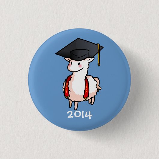 Klasse van de Llama-Button van 2014 Ronde Button 3,2 Cm (Voorkant)
