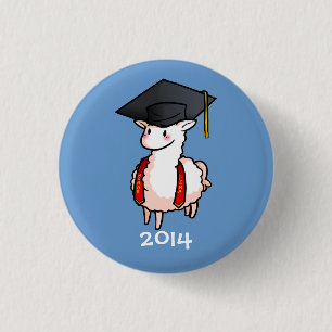 Klasse van de Llama-Button van 2014 Ronde Button 3,2 Cm