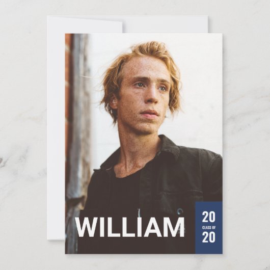 Klasse van de Moderne Kaart van de Uitnodiging van (Voorkant)