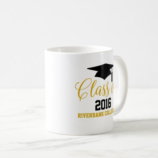 Klasse van de Mok 2016 - Mok van koffie met Afstud (Voorkant rechts)