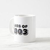 klasse van de mok koffie van 2003 (Voorkant links)