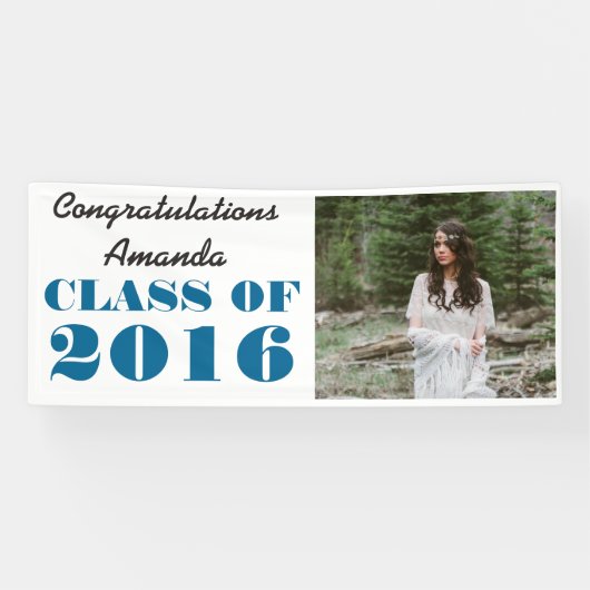 Klasse van de oude 2016 Afstuderen foto Spandoek (Horizontaal)