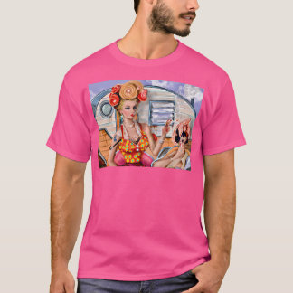 klasse van de prullenbak van aanhangwagens t-shirt