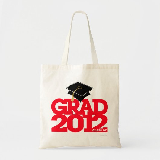 Klasse van de Rode Zak van de Afstuderen van 2012 Tote Bag (Voorkant)