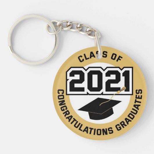 Klasse van de Sleutelhanger van 2021 Afstuderen (Voorkant)