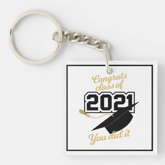 Klasse van de Sleutelhanger van 2021 Afstuderen (Voorkant)