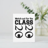 KLASSE VAN de uitnodiging van 2020, aanpasbaar (Staand voorkant)