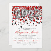 Klasse van de uitnodiging van de Graduation Party  (Voorkant / Achterkant)