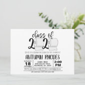 Klasse van de Uitnodiging van het Afstuderen 2020 (Staand voorkant)