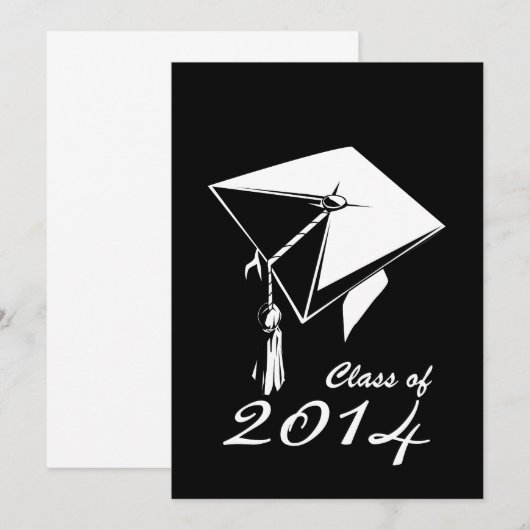 Klasse van de uitnodigingen van 2014 (Voorkant / Achterkant)