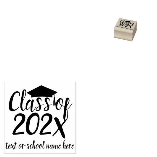 Klasse van de universitaire opleiding rubberstempel (Gestempeld)
