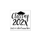 Klasse van de universitaire opleiding rubberstempel (Afrduk)