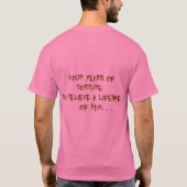 Klasse van de verpleegafdeling 2012. t-shirt (Achterkant)