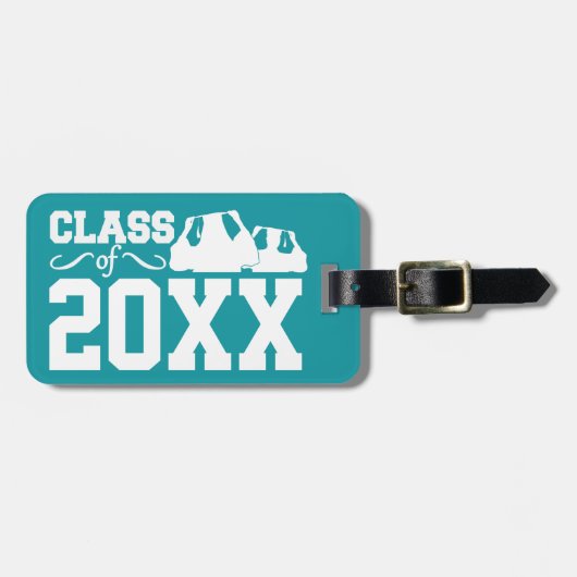 Klasse van ELK jaar aangepaste bagagelabel (Voorkant horizontaal)