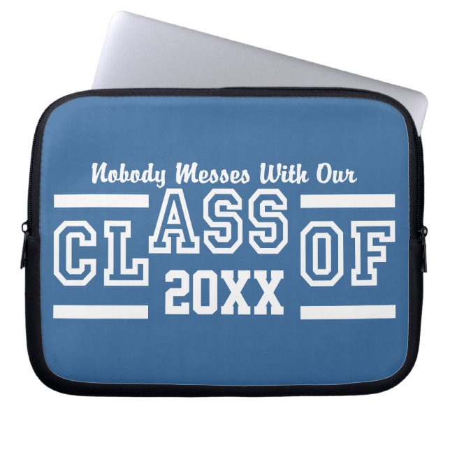 Klasse van ELK Jaar aangepaste laptop sleeve (Voorkant)