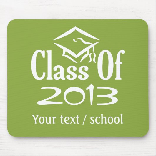 Klasse van ELK JAAR aangepaste mousepad Muismat (Voorkant)