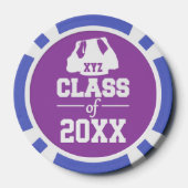 Klasse van ELK jaar aangepaste poker chips (Achterkant)