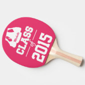 Klasse van ELK jaar aangepaste tekst & kleur paddl Tafeltennisbatje (Zijkant)