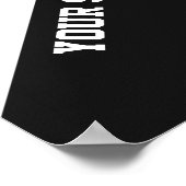 KLASSE VAN (elk jaar) aangepaste tekst & kleur pos Poster (Hoek)