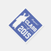 Klasse van ELK jaar aangepaste tekst & kleur serve Servetten (Hoek)