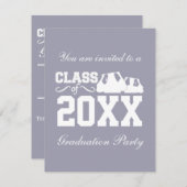 Klasse van ELK jaar aangepaste uitnodigingen (Voorkant / Achterkant)