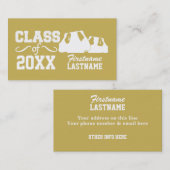 Klasse van elk jaar aangepaste visitekaartjes contactkaartje (Voorkant / Achterkant)