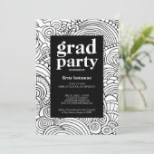 Klasse van elk jaar - zwarte strepen van de Gradua Kaart (Staand voorkant)