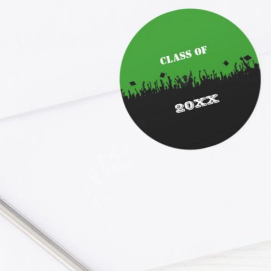 Klasse van elke kleur Match School Kleuren Ronde Sticker