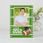 Klasse van Football Afstuderen 2012 Kaart (Staand voorkant)