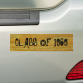 Klasse van? gesneden schoolbureau bumpersticker (Op auto)