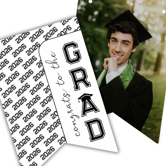 Klasse van Graduation Party Foto Bunting Flags Vlaggetjes