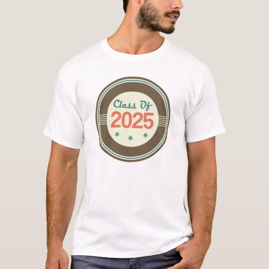 Klasse van groep 2025 Afstuderen T-shirt (Voorkant)