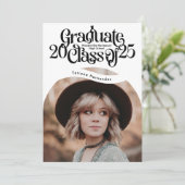 Klasse van het 2025 HIGH SCHOOL Afstuderen Aankondiging (Staand voorkant)