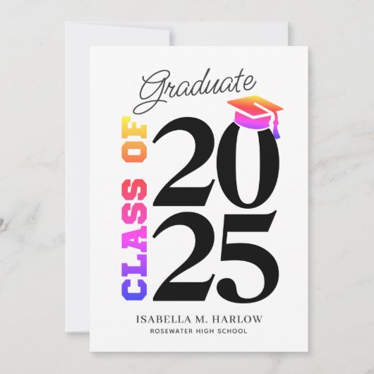 Klasse van het 2025 Rainbow Afstuderen Aankondiging (Voorkant)