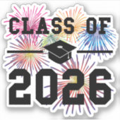 Klasse van het 2026 Senior Jaar Sticker (Voorkant)