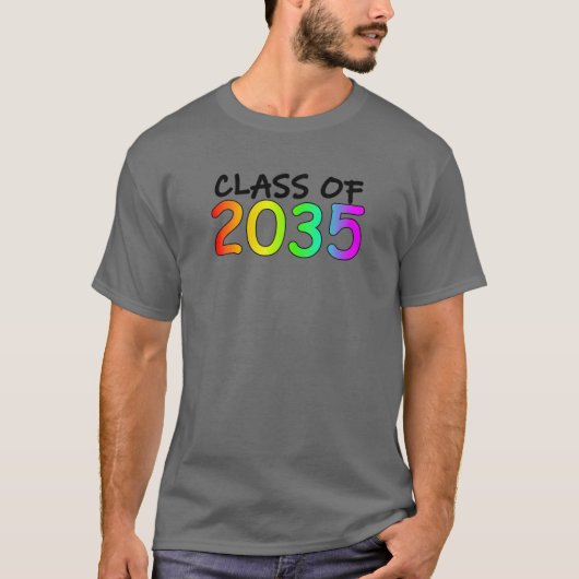 Klasse van het 2035 K-12e Print ruimtevaart-Afstud T-shirt (Voorkant)