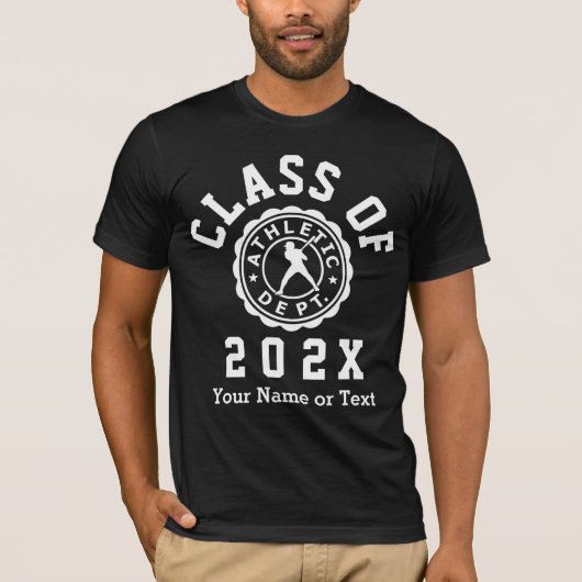 Klasse van het 20XX honkbalteam T-shirt (Voorkant)