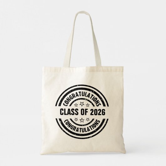Klasse van het Afstuderen 2026 Tote Bag (Achterkant)