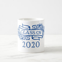 Klasse van het Afstuderen Aangepast jaar 2020 en K Koffiemok