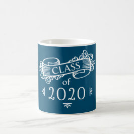 Klasse van het Afstuderen Aangepast jaar 2020 en K Koffiemok