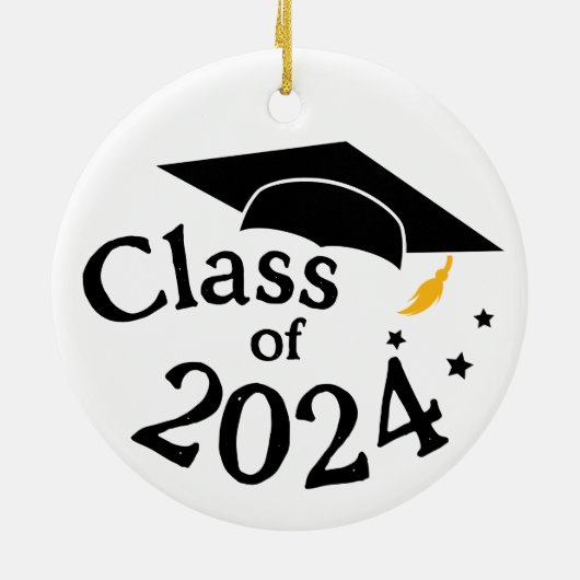 Klasse van het Afstuderen Jaar Keramisch Ornament (Achterkant)