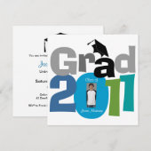 Klasse van het Afstuderen-PET 201180 Kaart (Voorkant / Achterkant)