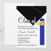 Klasse van het Afstuderen Tassel 2015 (blauw) Kaart (Voorkant / Achterkant)