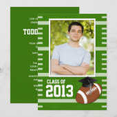 Klasse van het Afstuderen van Football 2013 Kaart (Voorkant / Achterkant)