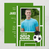 Klasse van het Afstuderen Voetbal 2012 Kaart (Voorkant / Achterkant)