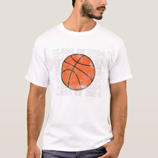 Klasse van het basketbal 2025 t-shirt