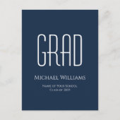 Klasse van het Briefkaart van de Aankondiging van (Voorkant)