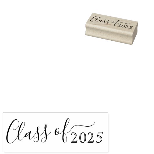 Klasse van het elegante afstuderen van het douanej rubberstempel (Gestempeld)