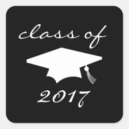 Klasse van het etiket van 2017 (zwarte afdekplaat)